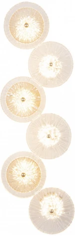 Бра светодиодное Arte Milano AM-1252B 6.1252B.D250.H700.LED G (220V, круглые)