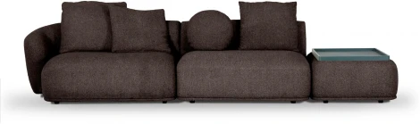 Диван Fabro ОГОГО (арт.855363), (Ткань,Букле/Коричневый)