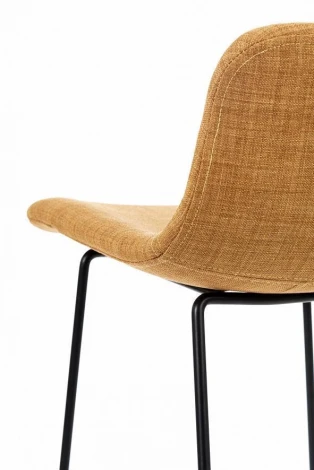 Барный стул Neo с мягкой обивкой Горчичный