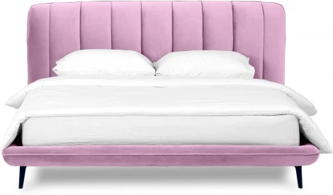 Кровать Amsterdam ОГОГО (арт.564344), (Велюр/Сиреневый)