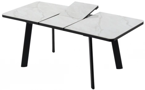 Стол НОРД 140 ОНИКС, керамика / Черный каркас M-City 64764