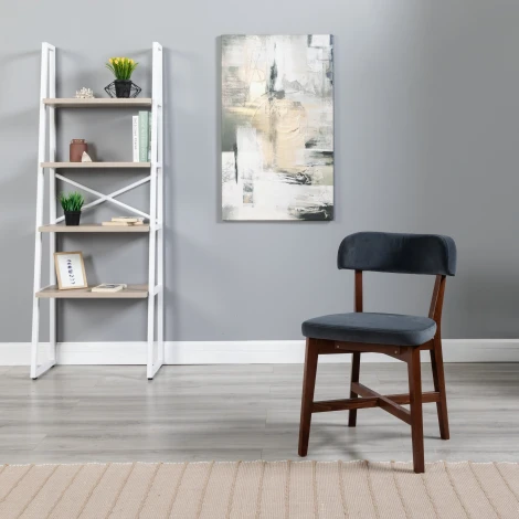 Стул Frank Pro Diag Grey/Темный орех R-Home арт.400010989h