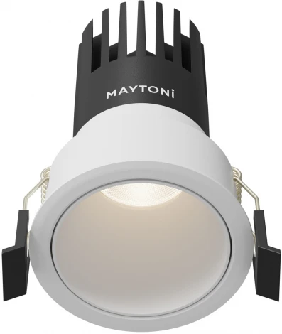 Встраиваемый светильник Maytoni Dip DL116-10W-4K-W (LED, 220V, круглые)