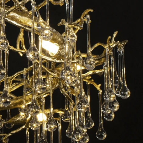 Подвесная люстра Loft It Bijout 10068/800 GD (220V, на тросе, ветки)
