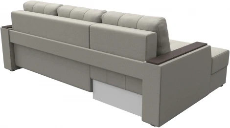 Диван угловой Эмир БС левый угол (Бежевый/Рогожка) Лига Диванов арт.123009L