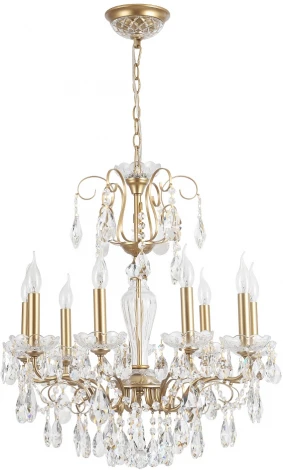 Подвесная люстра Crystal Lux MONTANA SP9 (220V, подвески, на цепи, подсвечник, свеча)