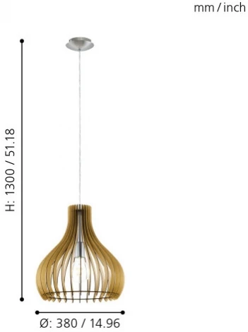 Подвесной светильник Eglo Tindori 96258 (220V, на проводе, круглые)