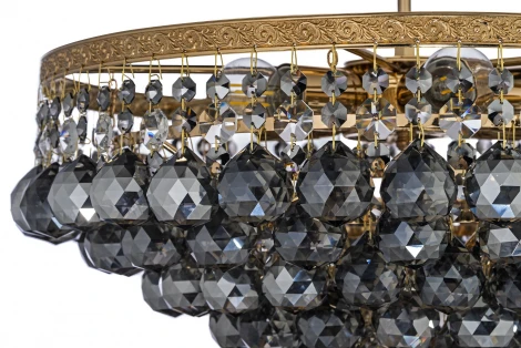 Потолочная люстра на штанге хрустальная Arti Lampadari Castellana Gold Castellana E 1.3.46.603 G (220V)