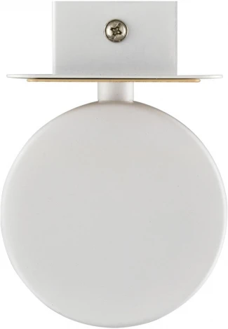 Настенный светильник Lumion Leland 8263/1W металл, белый/дерево GX53 LED 1*7W 220V (выключатель)