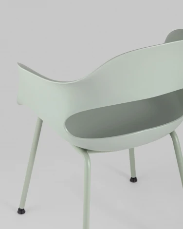 Стул Stool Group Lady пластик серо-зеленый УТ000005551
