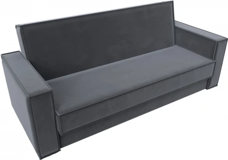 Диван-книжка Куба (Серый/Велюр) Лига Диванов арт.122043