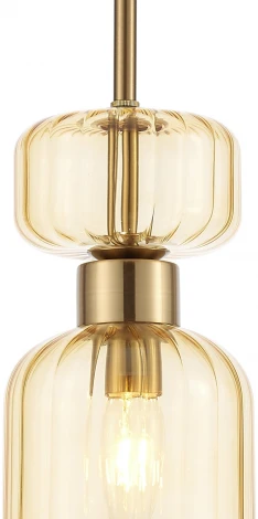 Подвесной светильник Escada Gloss 1141/1S Amber (220V, на проводе)