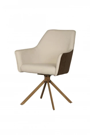 Стул обеденный IST-CASA Хьюго TW-1187, молочно-коричневый