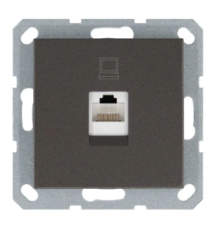 Розетка Ethernet RJ-45 (мокко) Jasmart G-Classic G6105Z