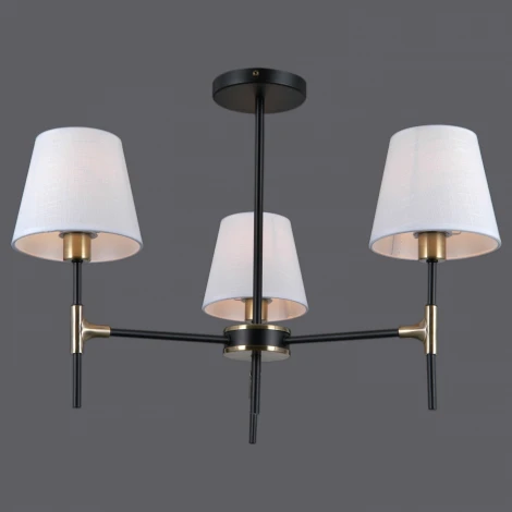 Потолочная люстра на штанге ILLUMICO IL0185-3CSQ-24 BK AB CASTOR (220V)