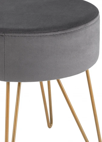 Пуф Спейси велюр серый УТ000035907