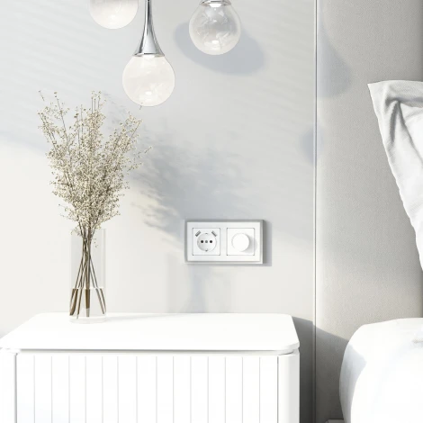 Накладка для розетки USB (белый акрил) Werkel W1179541 (a064022)