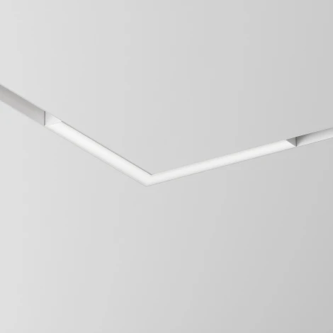 Трековый угловой линейный светильник 48V Basis Gravity 4000K 24Вт 120° LED (магнитный) Maytoni Technical TR078-2-24W4K-W