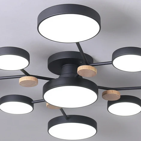 Потолочная люстра с пультом на штанге LED Lu Carte LC-11-1718