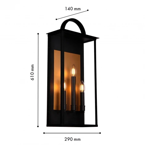Наземный уличный светильник Favourite Lume 4299-3W 3xE14x40W IP44