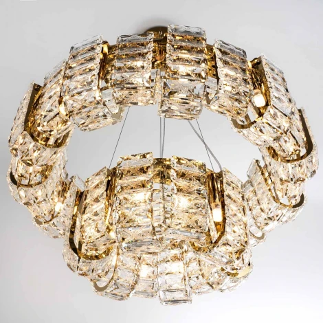 Подвесная люстра хрустальная Modelux MODELUX ML.755.36 GD