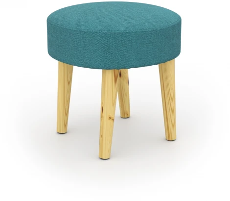 Пуф Arsko Сканди 2 голубая рогожка