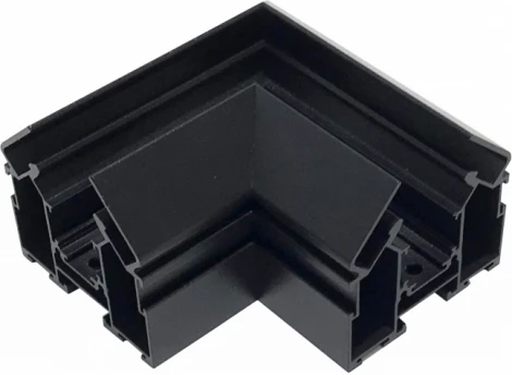 Соединитель угловой для магнитного шинопровода для натяжного потолка iLedex Vision48/22 CORNER CONNECT 4822-61/60-BK