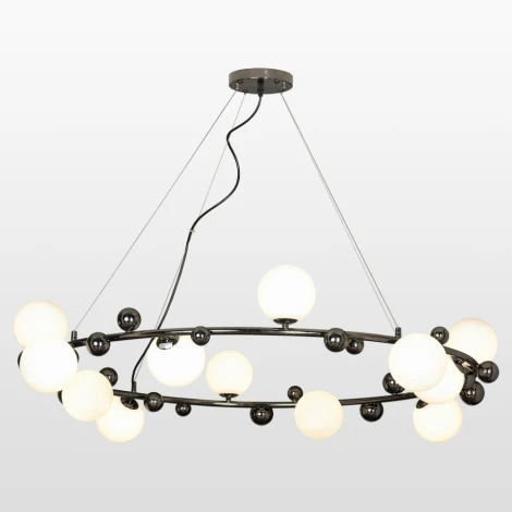 Люстра подвесная LSP-8654 (220V, на тросе, шарики, IP21)