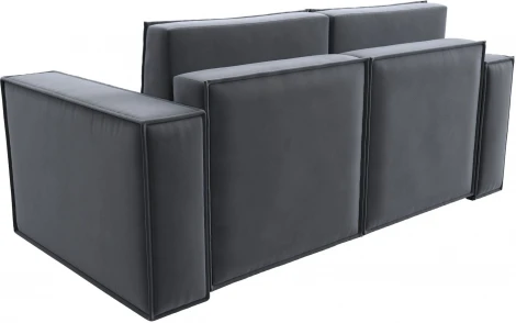 Диван прямой Куба мини (Серый/Велюр) Лига Диванов арт.121875