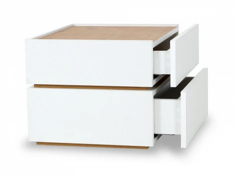 Тумба прикроватная Licata ОГОГО 723075 (белый, бунратти)