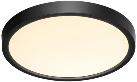Настенно-потолочный Sonex Alfa Black 7660/18L MITRA пластик/белый/черный LED 18Вт 3000/4000K D230 IP20 (круглые)