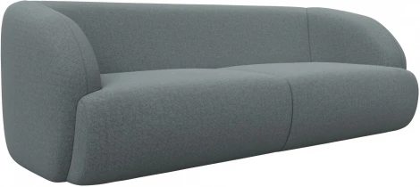 Диван прямой Лига-041 (Серый/Рогожка) Лига Диванов арт.124233