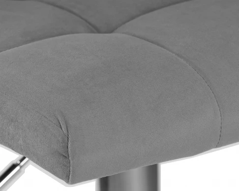 Набор 2 шт стул барный DOBRIN CANDY (серый велюр (MJ9-75))