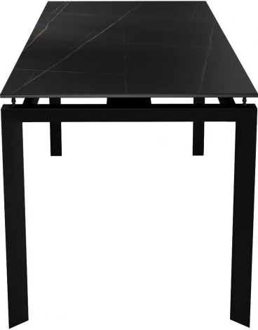 Стол DikLine KT120 мрамор черный Оникс,опоры черные