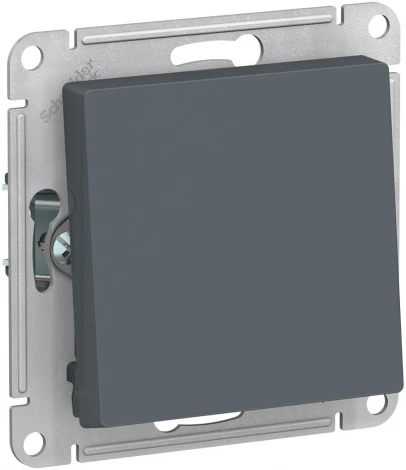 Выключатель встраиваемый одноклавишный (грифель) Systeme Electric AtlasDesign ATN000761