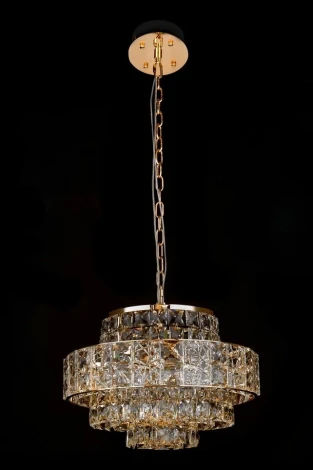 Подвесная люстра Fluorite Majeste FL1060-13P (220V, хрусталь, на цепи)