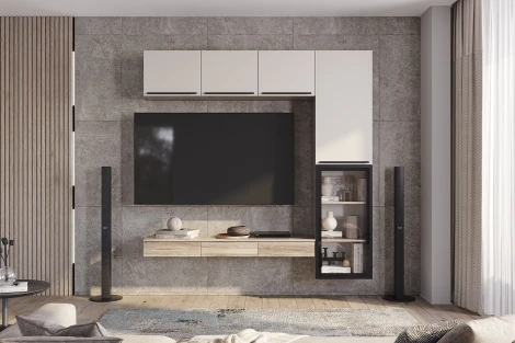 Тумба БТС навесная Урбан ТБ-07, Дуб смоки