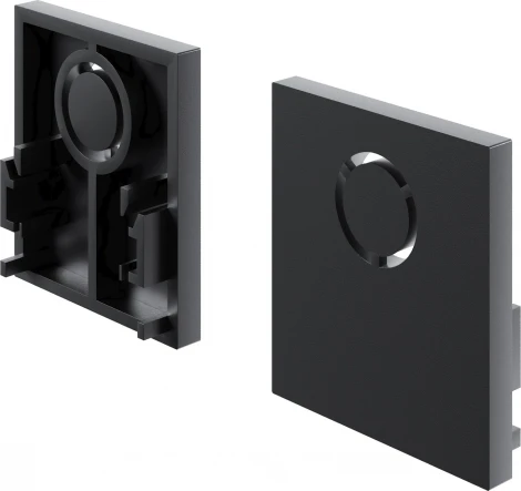 Заглушки для накладного магнитного шинопровода Exility Maytoni Accessories for tracks Exility TRAM034EC-41B