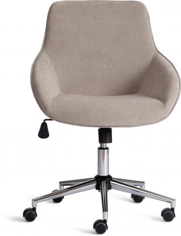 Кресло DUBLIN хром Tetchair (Вельвет/Серый) арт.24323