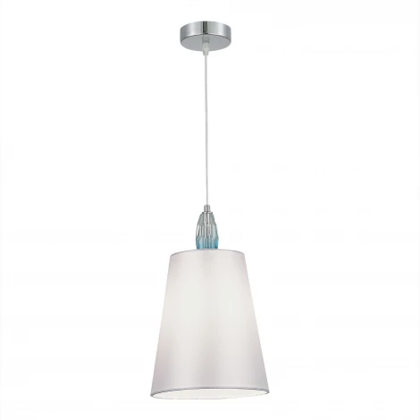 Подвесной светильник ST Luce Lingotti SL1759.103.01 Хром, Голубой/Белый E27 1*40W (220V, на проводе)