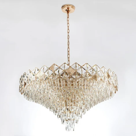 Подвесная люстра хрустальная Modelux MODELUX ML.7555.31 GD