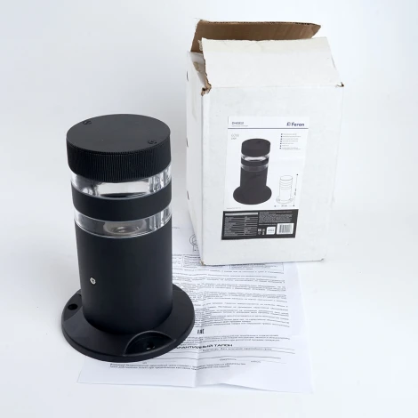 Наземный светильник Feron Сеул DH0810 48342 E27 черный