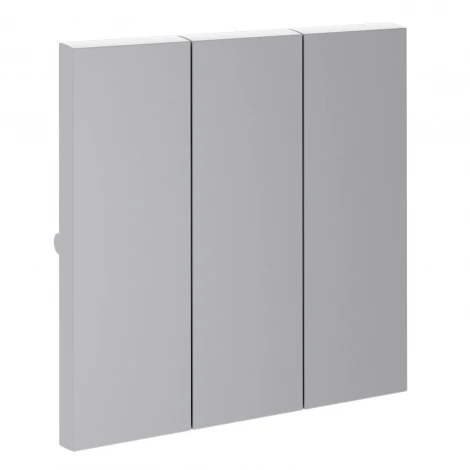 Клавиши для выключателя/переключателя трехклавишного (серый) Voltum S70 VLS000516