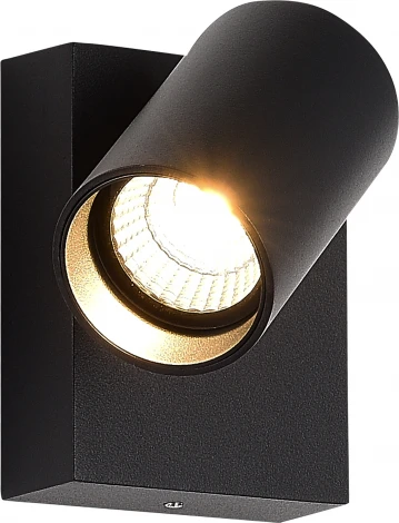 Настенный уличный светильник ST-Luce Deck SL9515.401.01 черный/белый LED 1*9W (220V, IP65)
