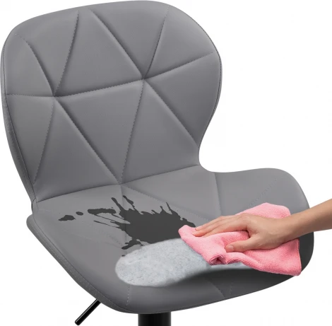 Барный стул Woodville Trio light gray / black