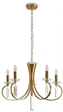 Подвесная люстра Freya Harvest FR2040PL-05BS (220V, подвески, на цепи)