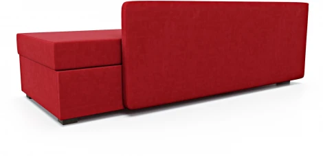 Диван-кровать Arsko Велес Угол левый велюр красный