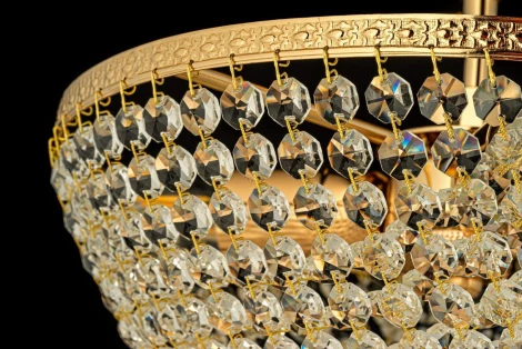 Потолочная люстра буше Arti Lampadari Stella E 1.3.30.505 G (220V, хрусталь)