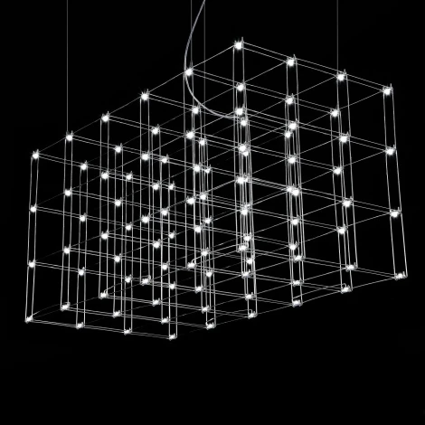 Подвесная люстра Quasar Cosmos Square LED pendant light ImperiumLoft 40,244 (144369-22)