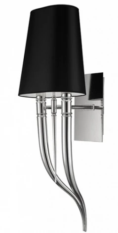 Настенный светильник (бра) Crystal Light Brunilde Ipe Cavalli H92 Silver/Black ImperiumLoft 44,198 (189870-22) (220V)